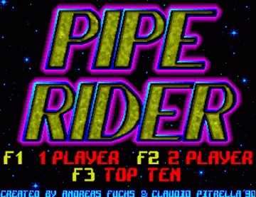 Pipe Rider screen shot title